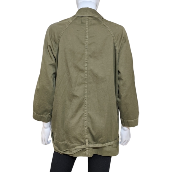 Current/Elliot Military Green Infantry Jacket, 0 - Picture 4 of 12